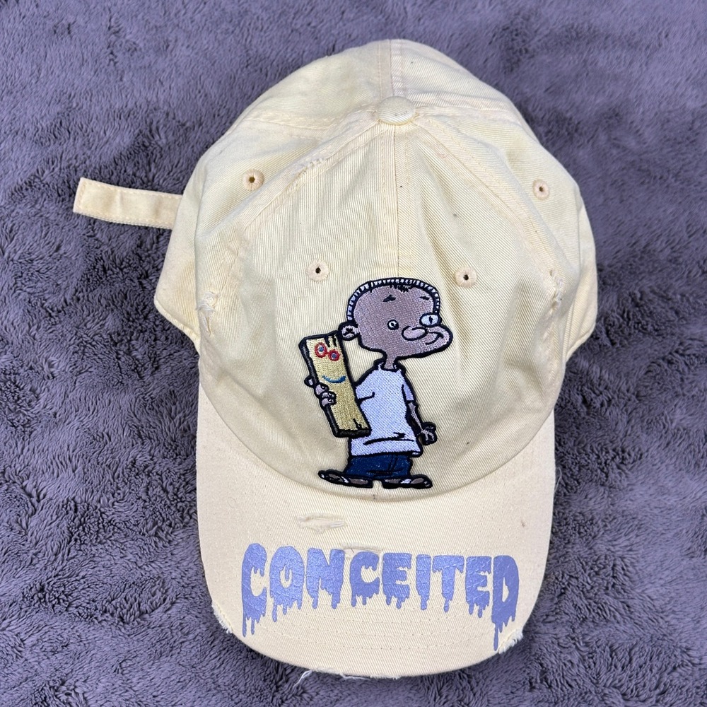 KBETHOS Vintage Distressed Dad Hat Yellow‎ Plank Embroidered Conceited Cap